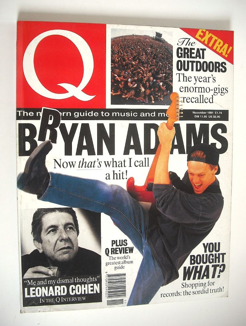 Q magazine - Bryan Adams cover (November 1991)