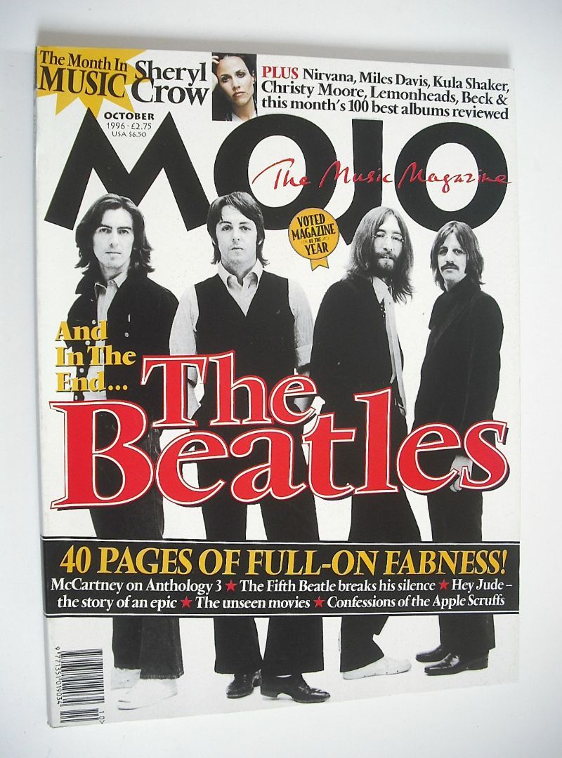 MOJO magazine - The Beatles cover (October 1996 - Issue 35)