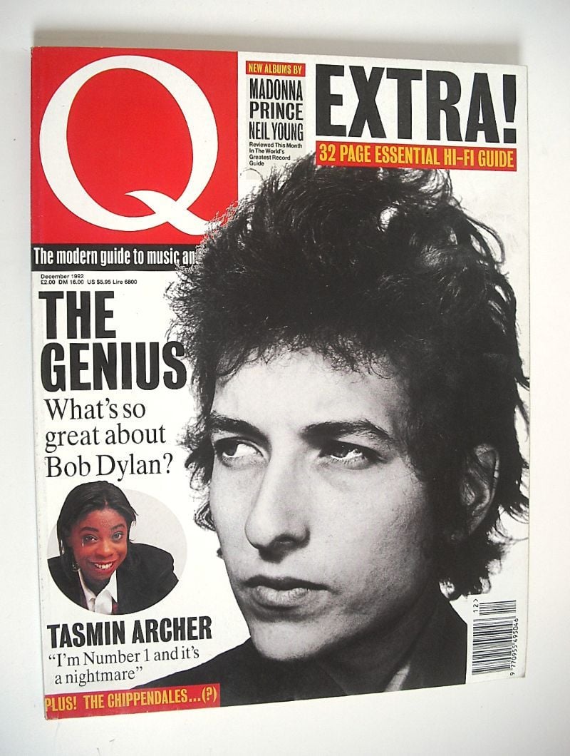 Q magazine - Bob Dylan cover (December 1992)