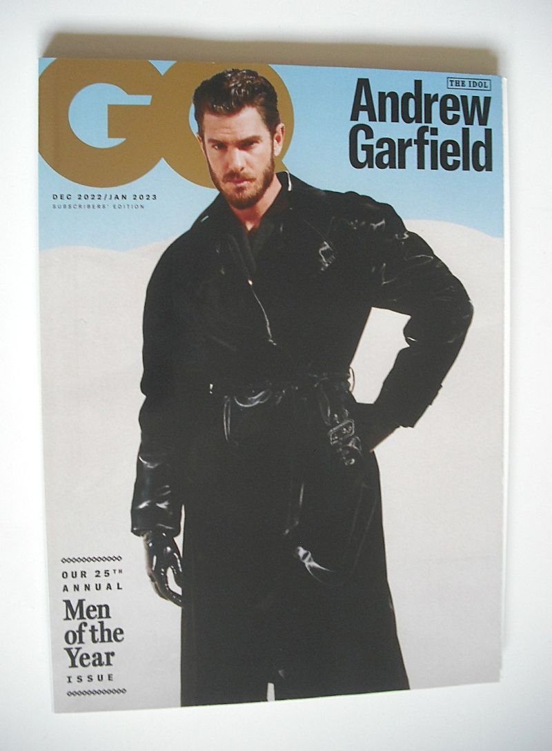 British GQ magazine - December 2022 - Andrew Garfield cover (Subscriber's Issue)