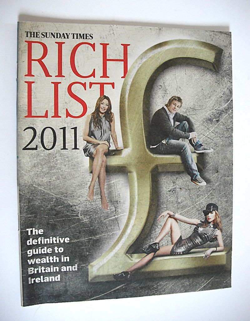 The Sunday Times Rich List 2011 magazine