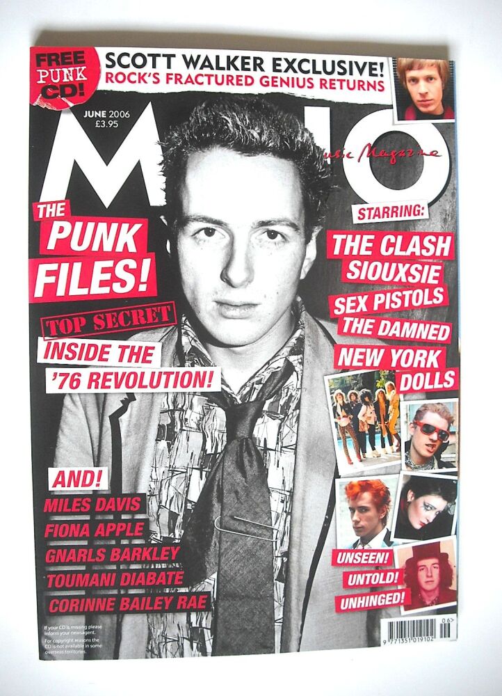 MOJO magazine - Joe Strummer cover (June 2006 - Issue 151)