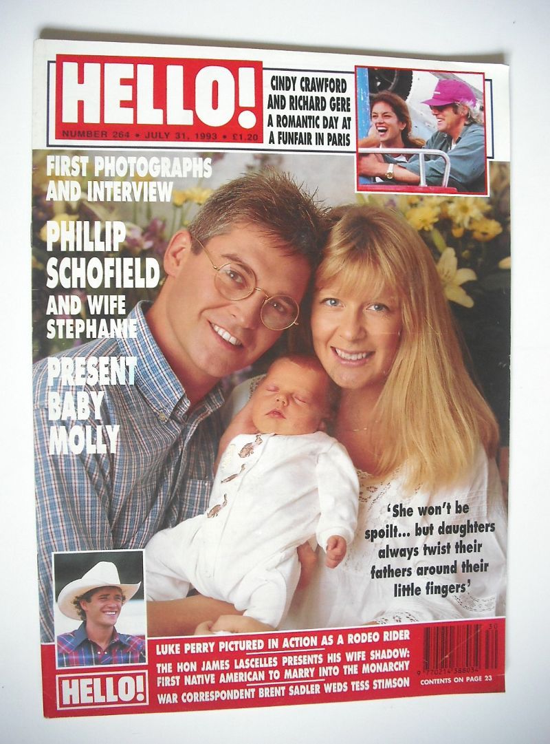 <!--1993-07-31-->Hello! magazine - Phillip Schofield cover (31 July 1993 - 