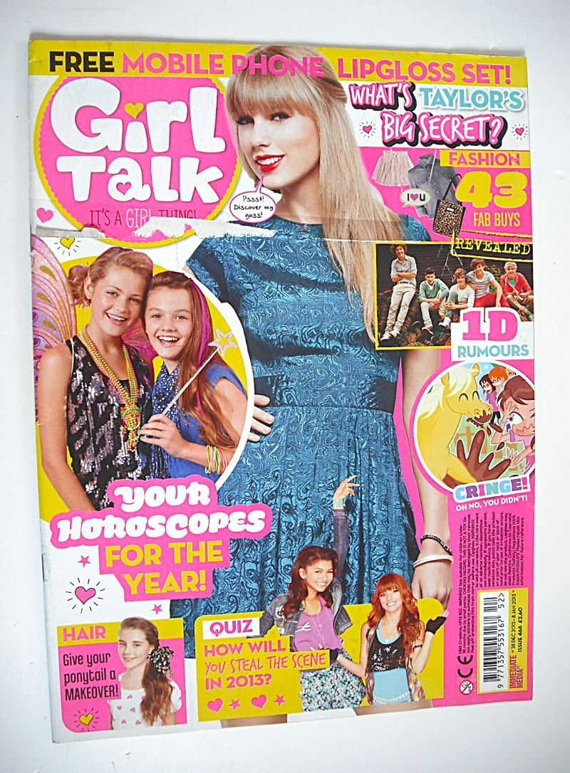 Girl Talk magazine - Taylor Swift cover (28 December 2012 - 8 January 2013)
