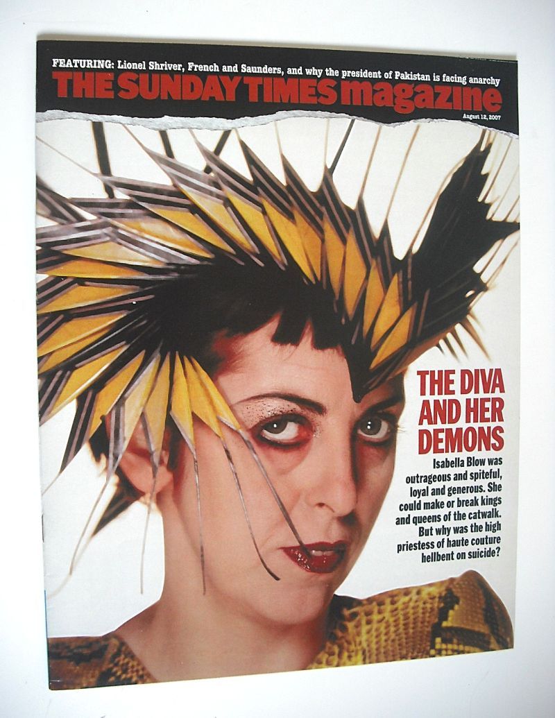 The Sunday Times magazine - Isabella Blow cover (12 August 2007)