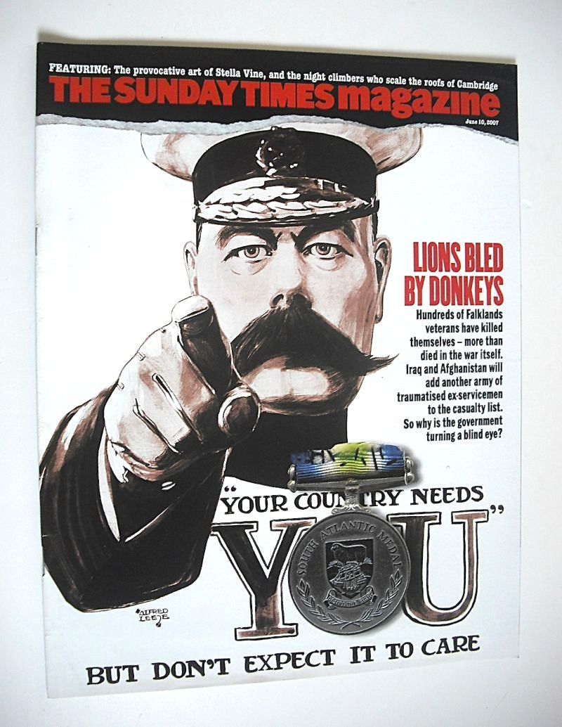 The Sunday Times magazine - Your Country Needs You cover (10 June 2007)