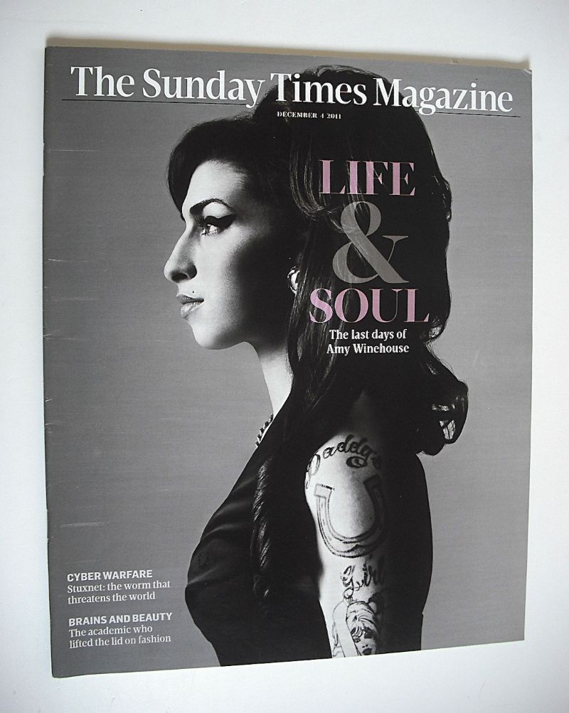 The Sunday Times magazine - Amy Winehouse cover (4 December 2011)