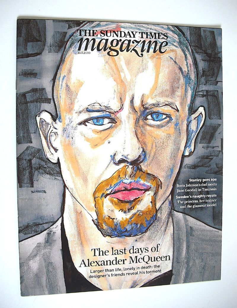 The Sunday Times magazine - Alexander McQueen cover (23 May 2010)