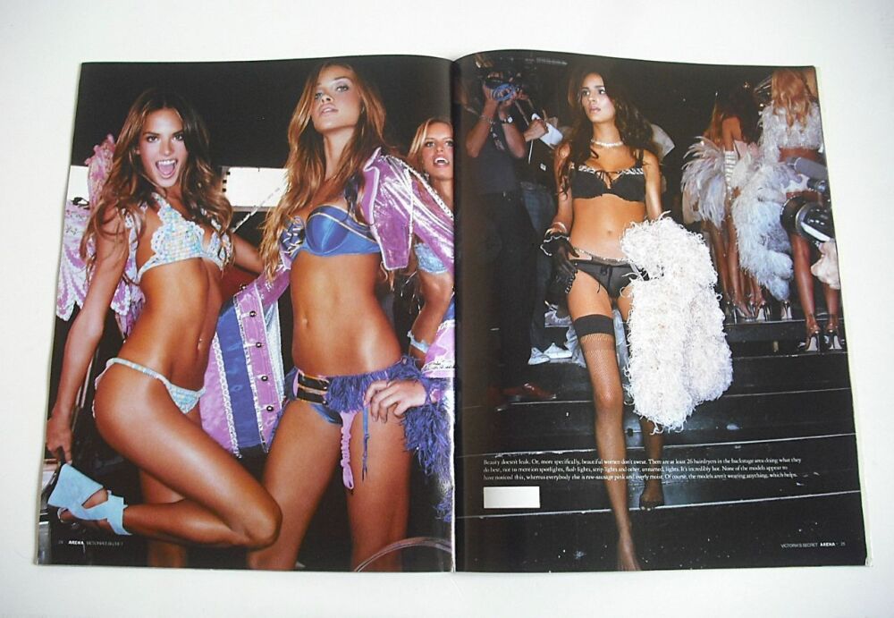 Arena supplement - Arena Vs Victoria's Secret (Alessandra Ambrosio cover)