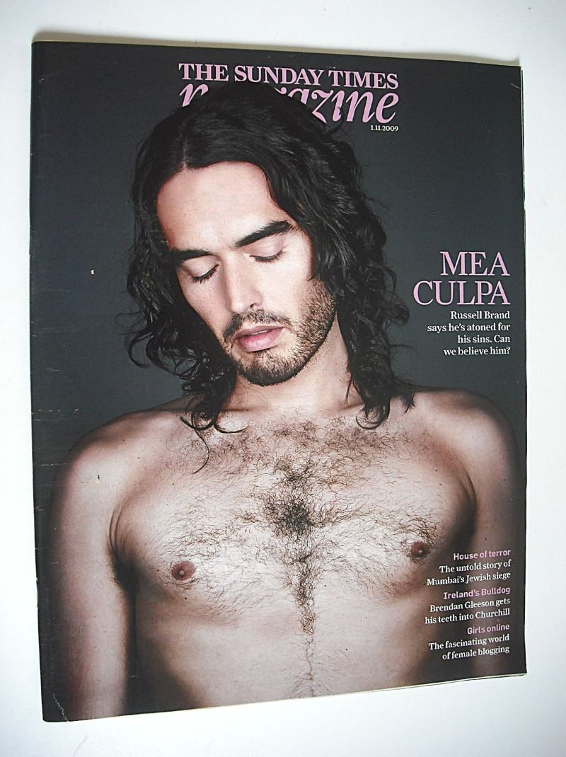 The Sunday Times magazine - Russell Brand cover (1 November 2009)