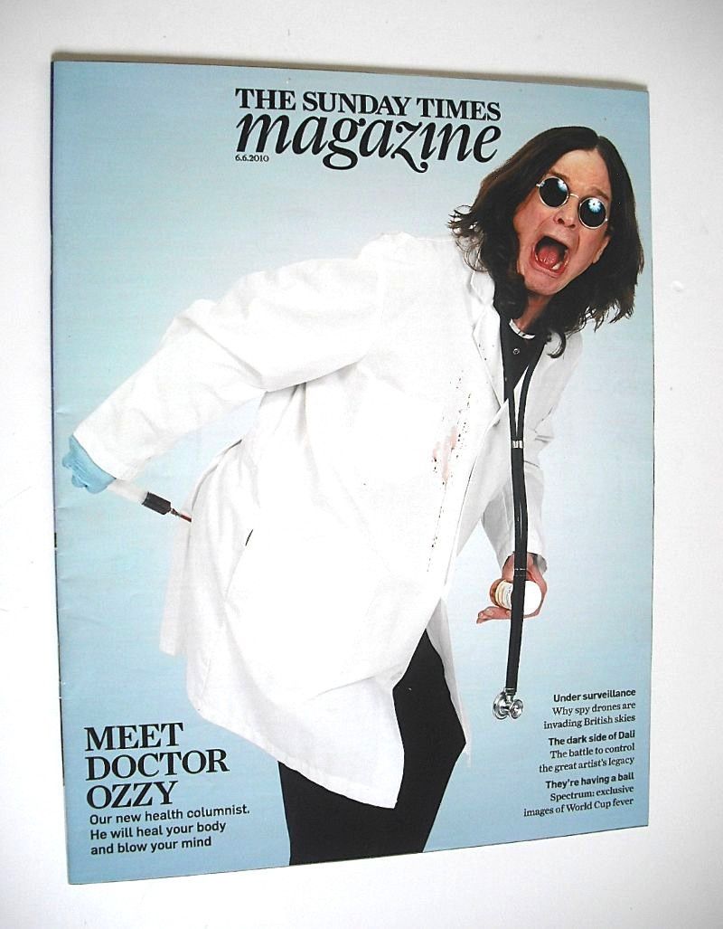 The Sunday Times magazine - Ozzy Osbourne cover (6 June 2010)