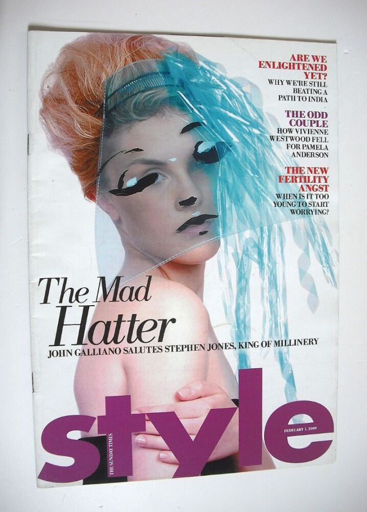 Style magazine - The Mad Hatter cover (1 February 2009)