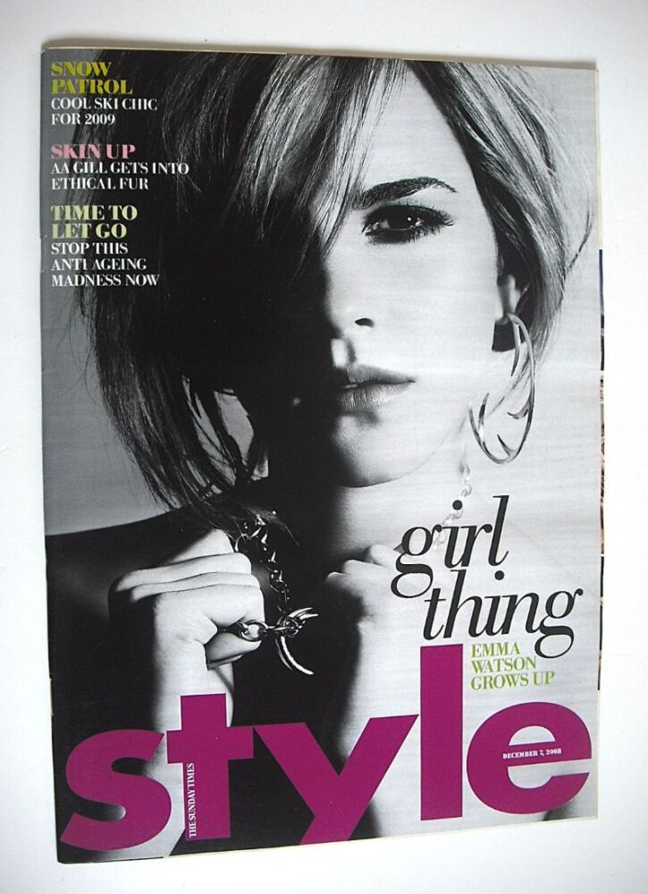 Style magazine - Emma Watson cover (7 December 2008)