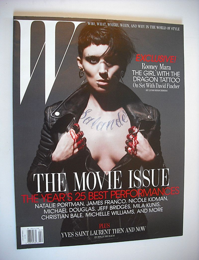 W magazine - February 2011 - Rooney Mara cover