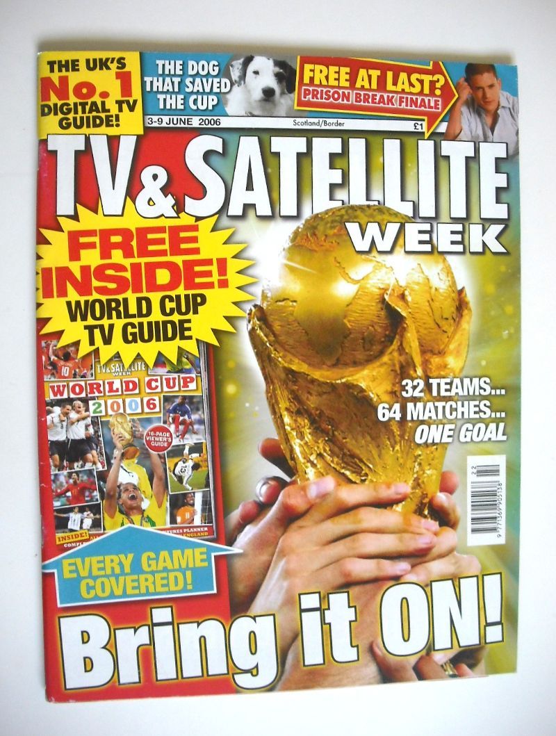 TV & Satellite Week magazine - World Cup cover (3-9 June 2006)