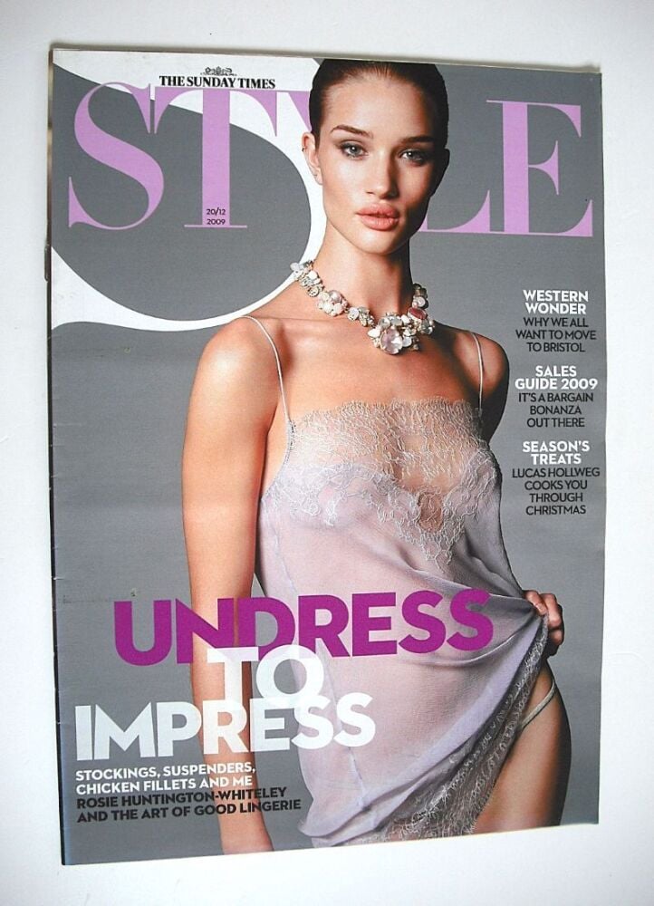 Style magazine - Rosie Huntington-Whiteley cover (20 December 2009)