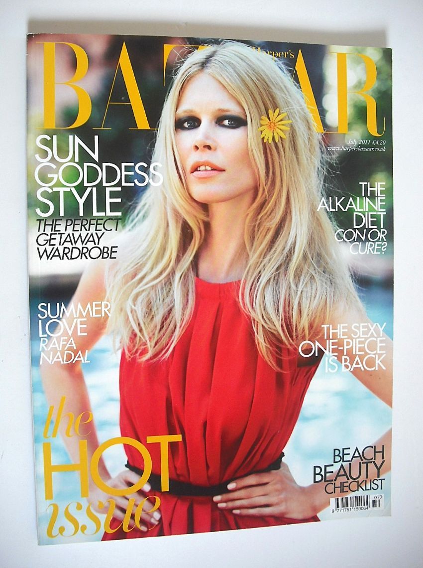 <!--2011-07-->Harper's Bazaar magazine - July 2011 - Claudia Schiffer cover