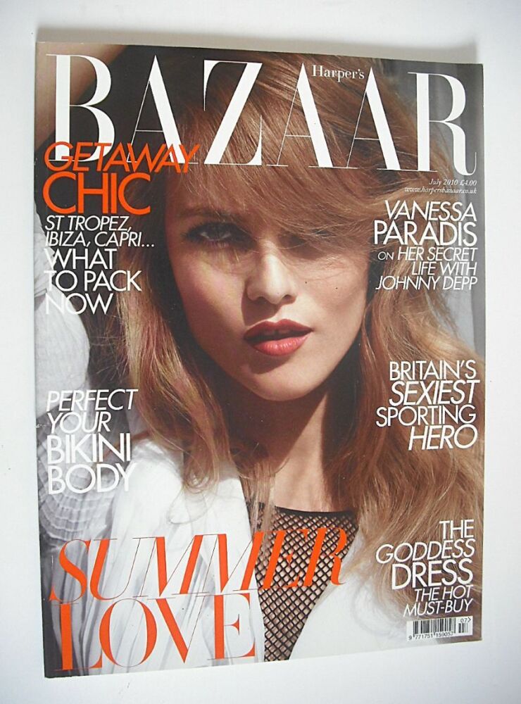 Harper's Bazaar magazine - July 2010 - Vanessa Paradis cover