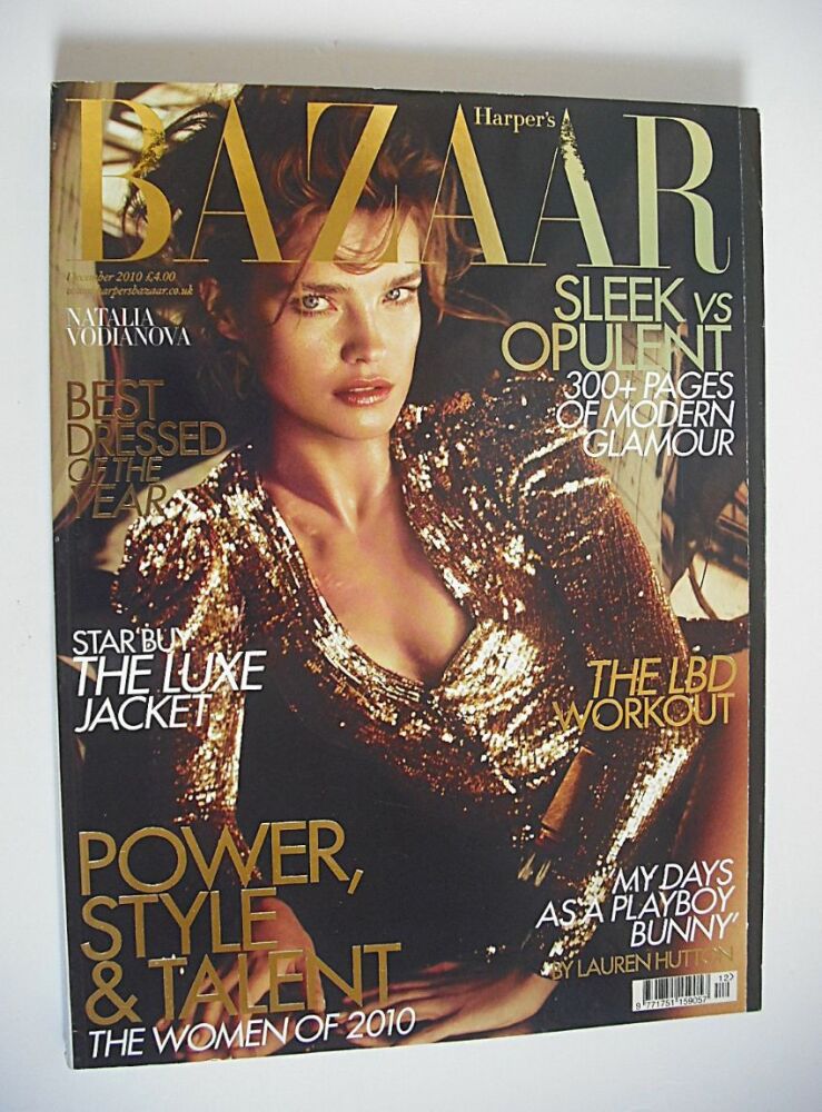 Harper's Bazaar magazine - December 2010 - Natalia Vodianova cover