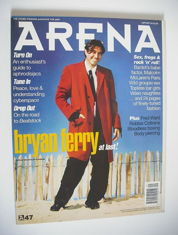 Arena magazine - September/October 1994 - Bryan Ferry cover