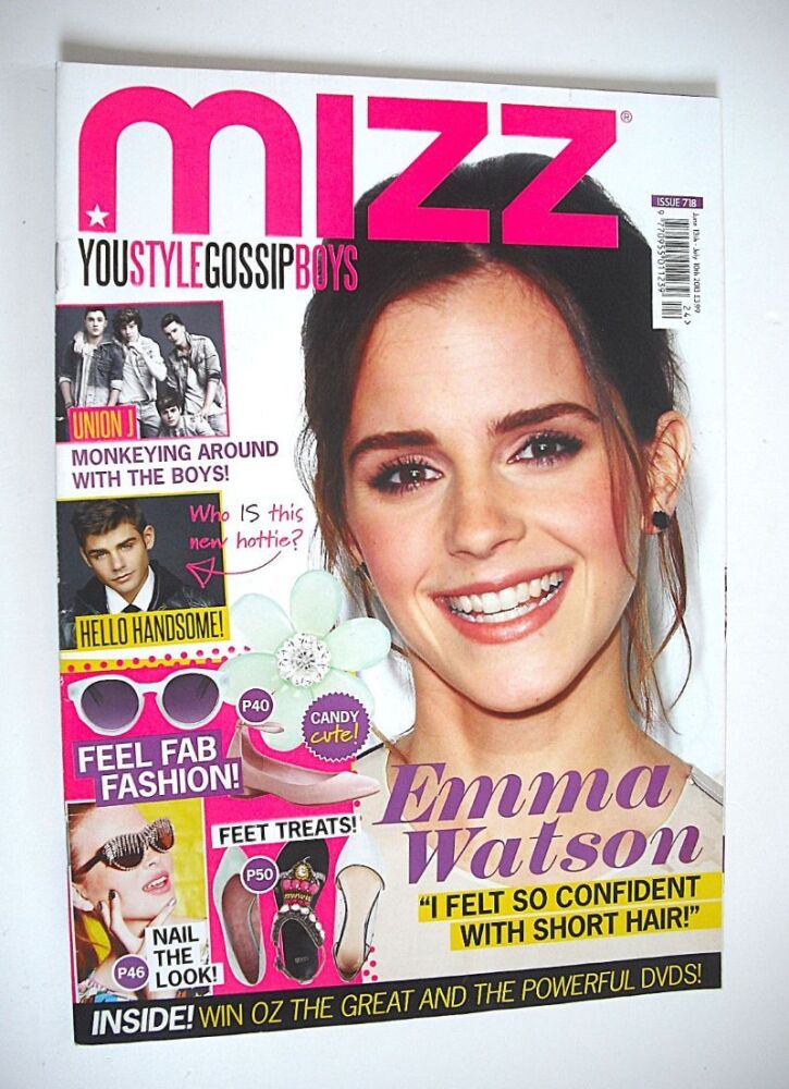 MIZZ magazine - Emma Watson cover (13 June - 10 July 2013)