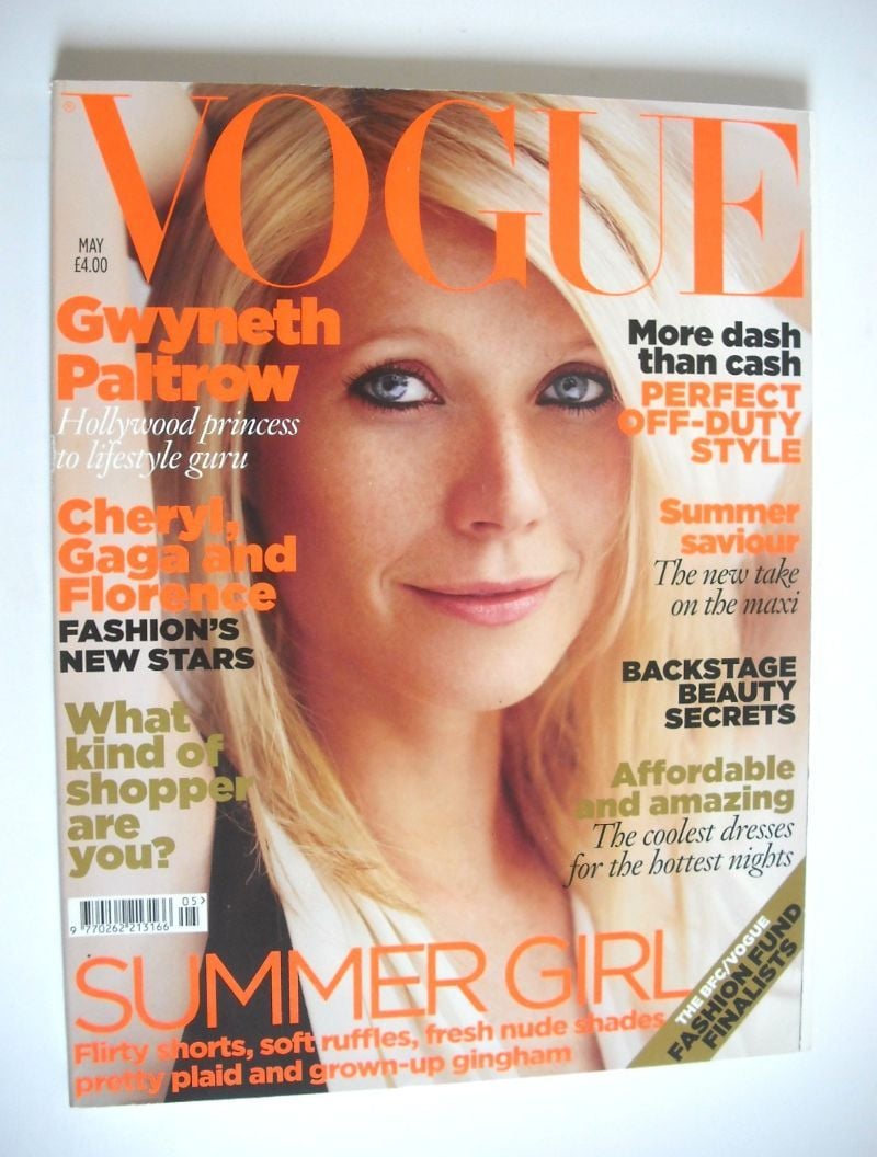 British Vogue magazine - May 2010 - Gwyneth Paltrow cover