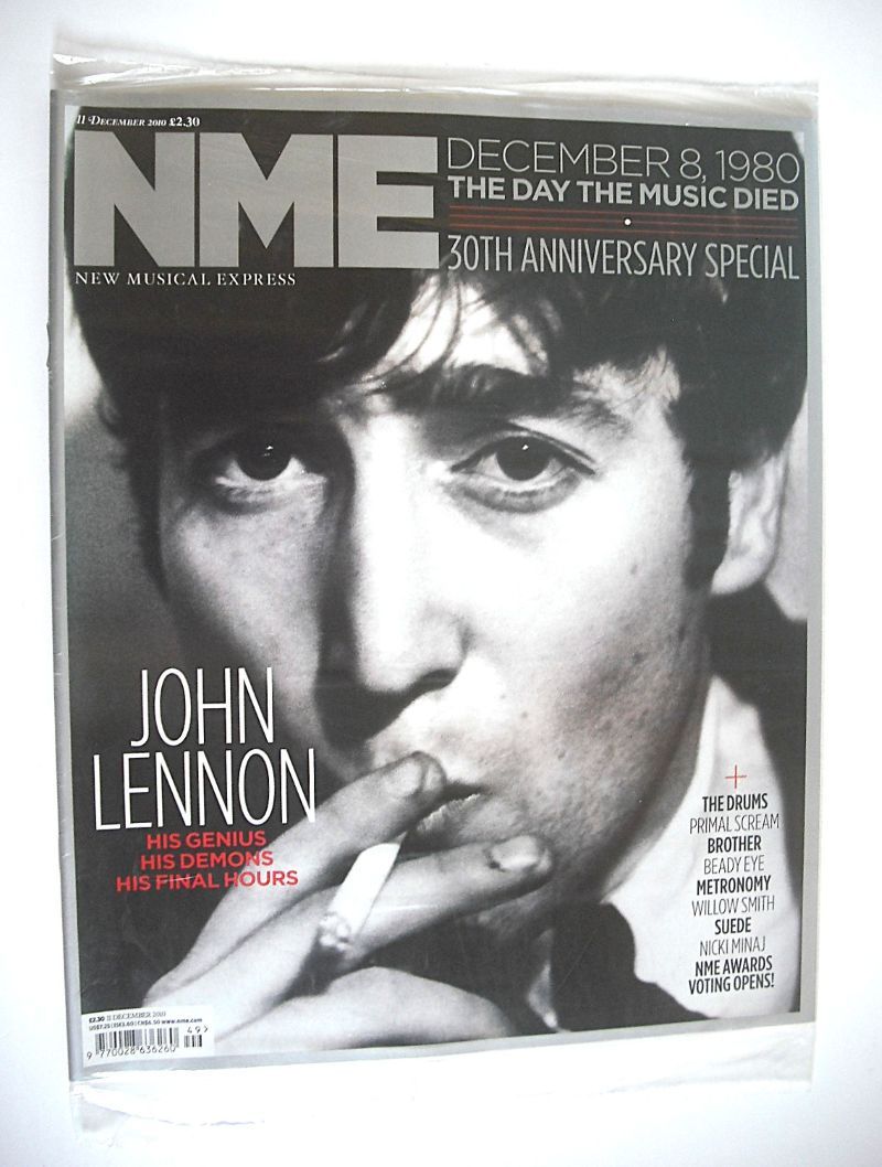 NME Magazine - John Lennon cover (11 December 2010)