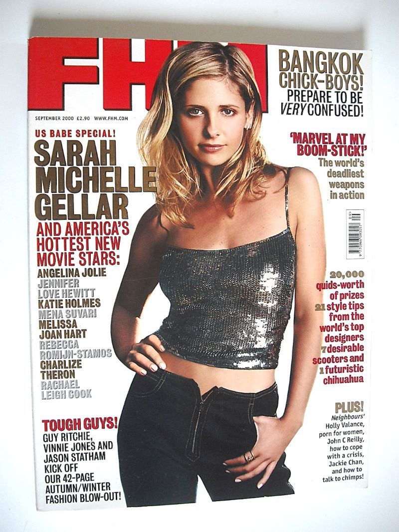 FHM magazine - Sarah Michelle Gellar cover (September 2000)