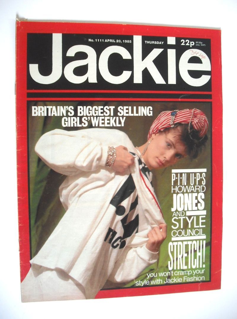 <!--1985-04-20-->Jackie magazine - 20 April 1985 (Issue 1111)