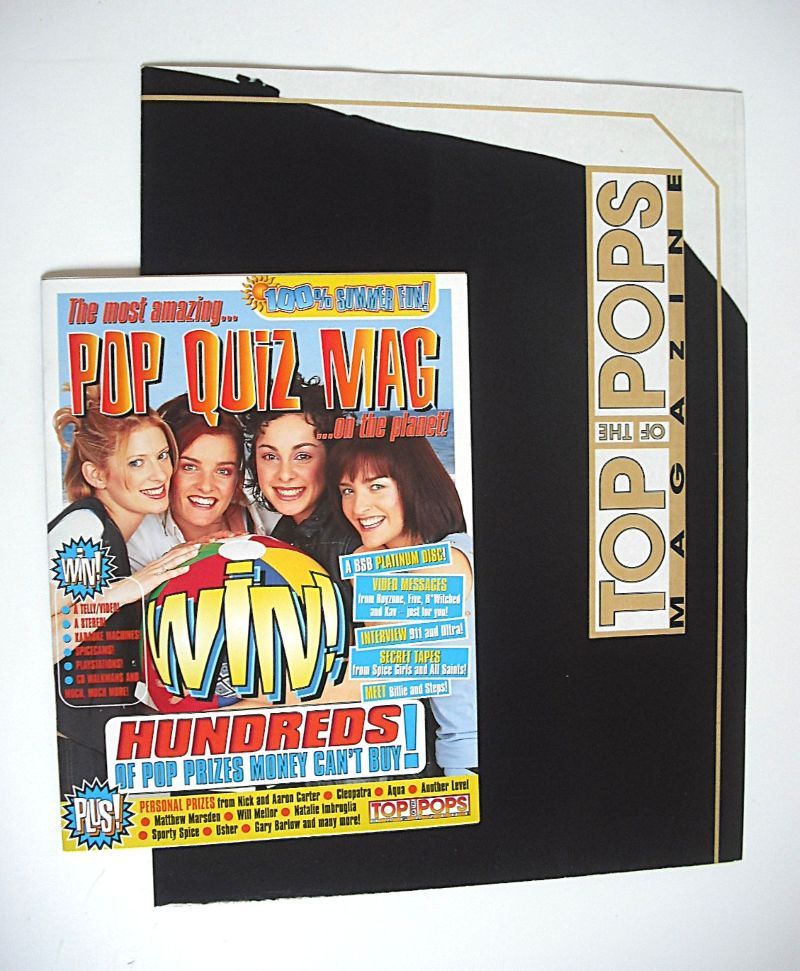 Top Of The Pops magazine - Five cover (August 1998)