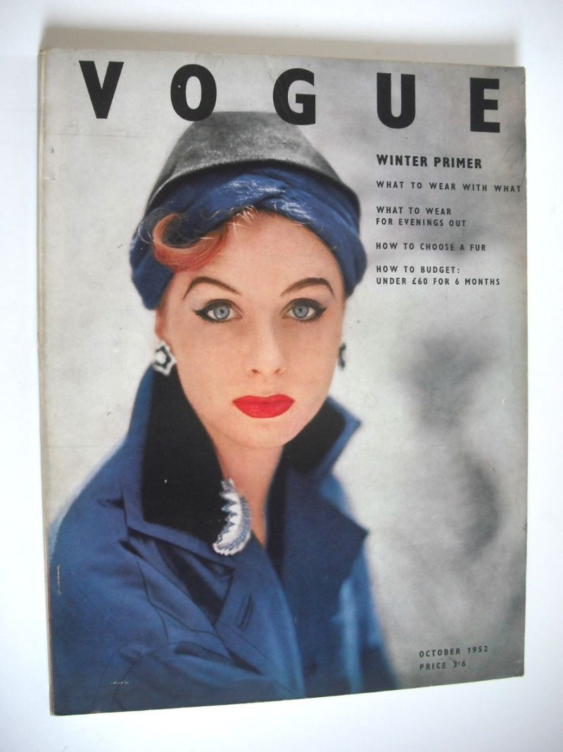 British Vogue magazine - October 1952 (Vintage Issue)