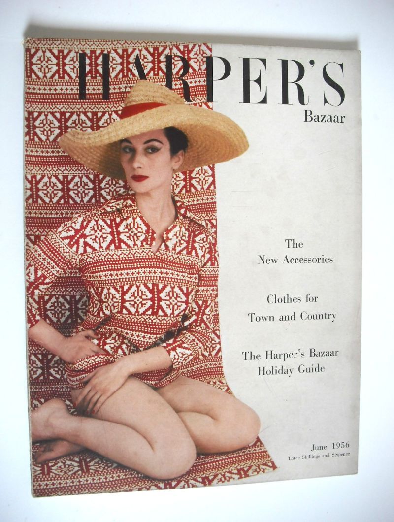 Harper's Bazaar magazine - June 1956