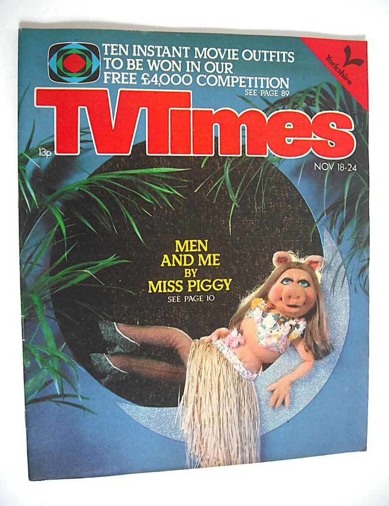 TV Times magazine - Miss Piggy cover (18-24 November 1978)