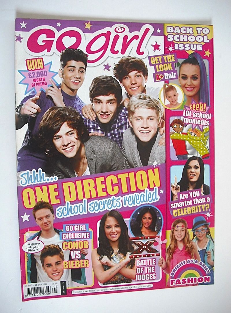 Go Girl magazine - One Direction cover (22 August - 11 September 2012)