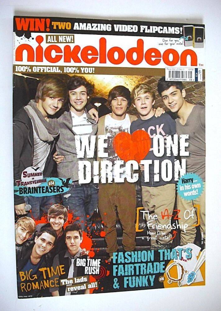 Nickelodeon magazine - One Direction cover (14 September - 28 December 2011)