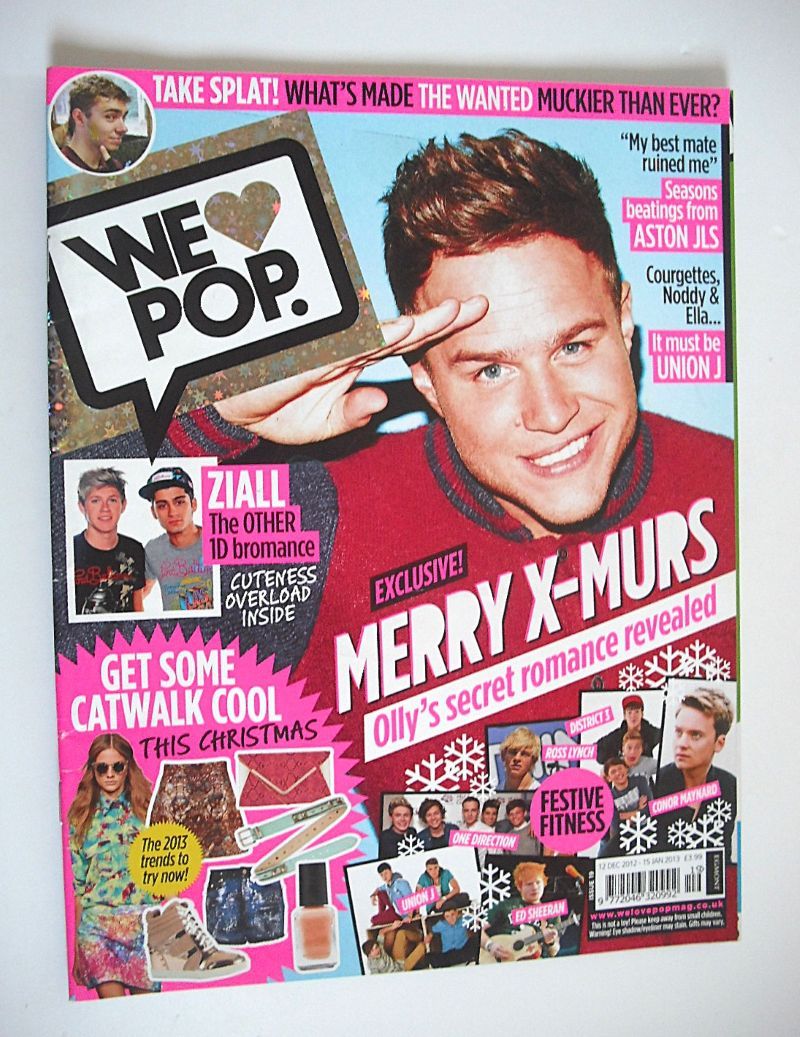 We Love Pop magazine - Olly Murs cover (12 December 2012 - 15 January 2013)