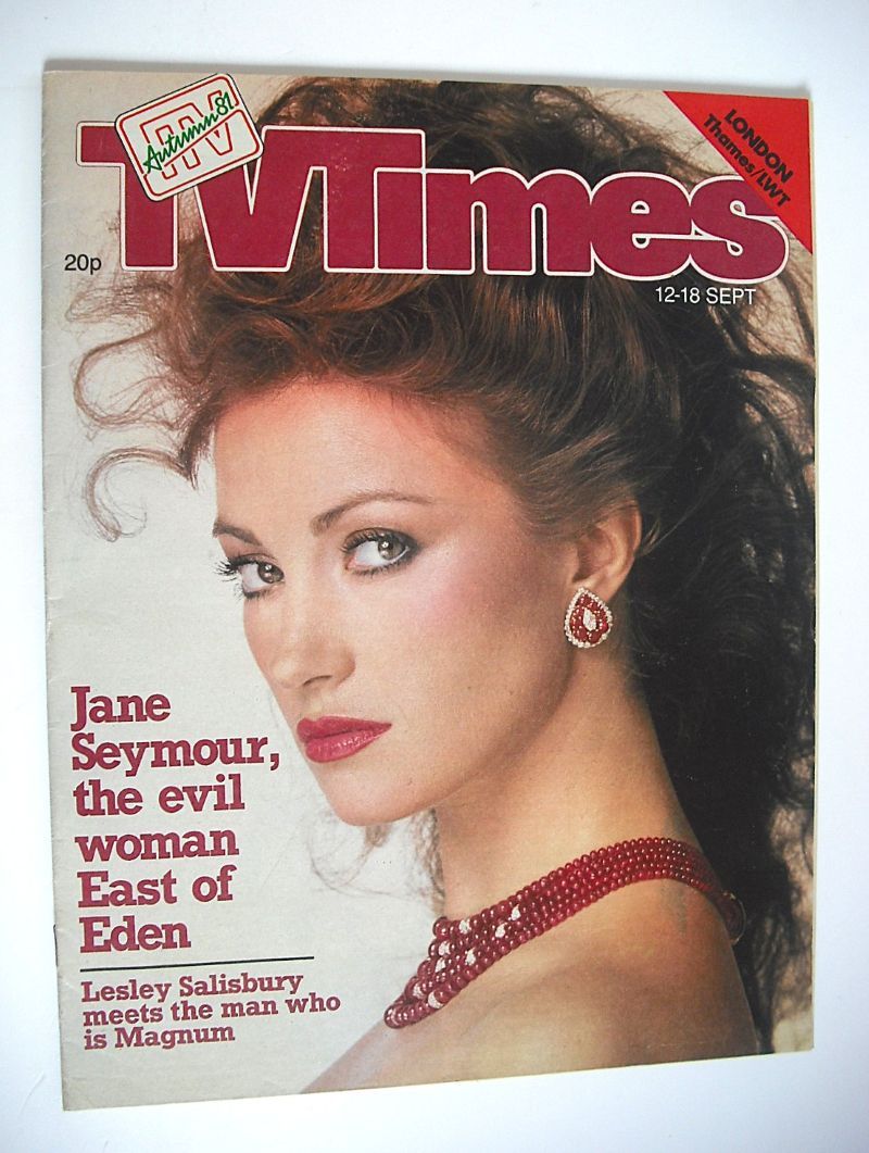 TV Times magazine - Jane Seymour cover (12-18 September 1981)