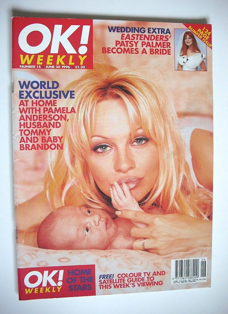 <!--1996-06-30-->OK! magazine - Pamela Anderson cover (30 June 1996 - Issue