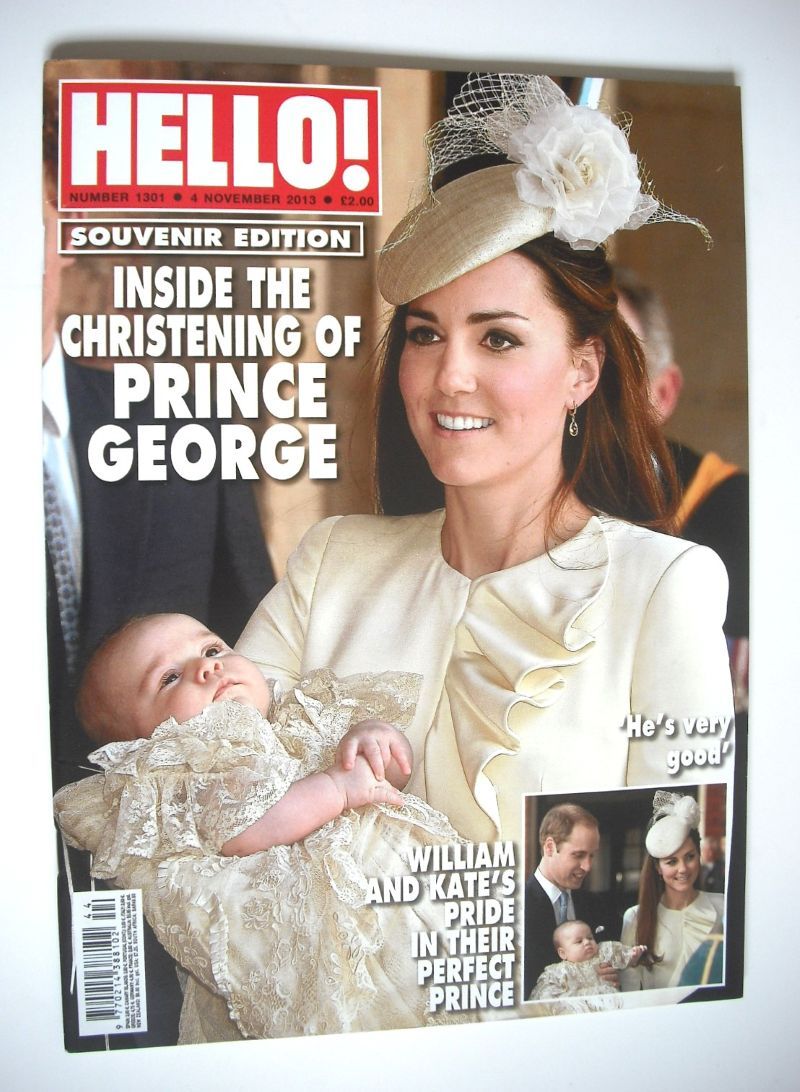 Hello! magazine - Kate and Prince George cover (4 November 2013 - Issue 1301)