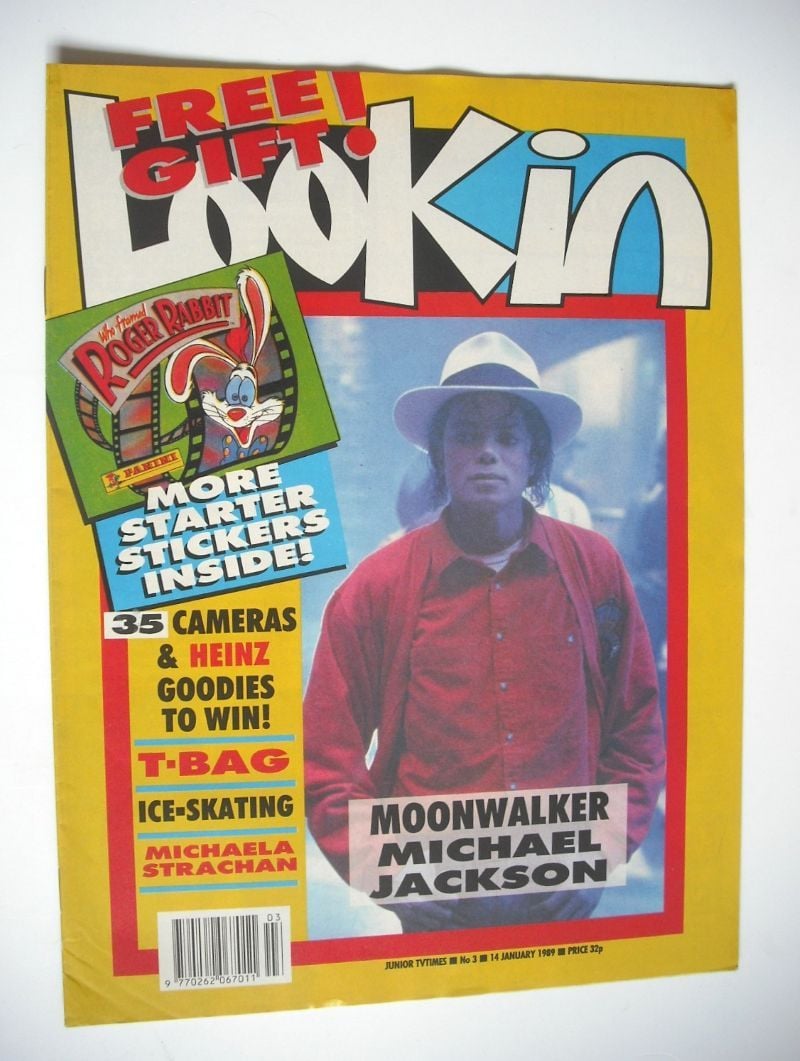 Look In magazine - Michael Jackson cover (14 January 1989)