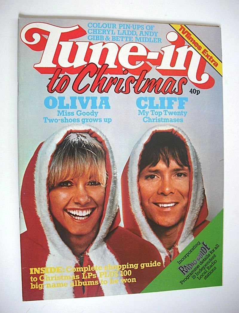 Tune-In magazine - Cliff Richard and Olivia Newton-John cover (Christmas 1978)