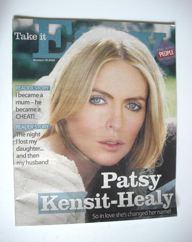 <!--2009-10-18-->Take It Easy magazine - Patsy Kensit cover (18 October 200