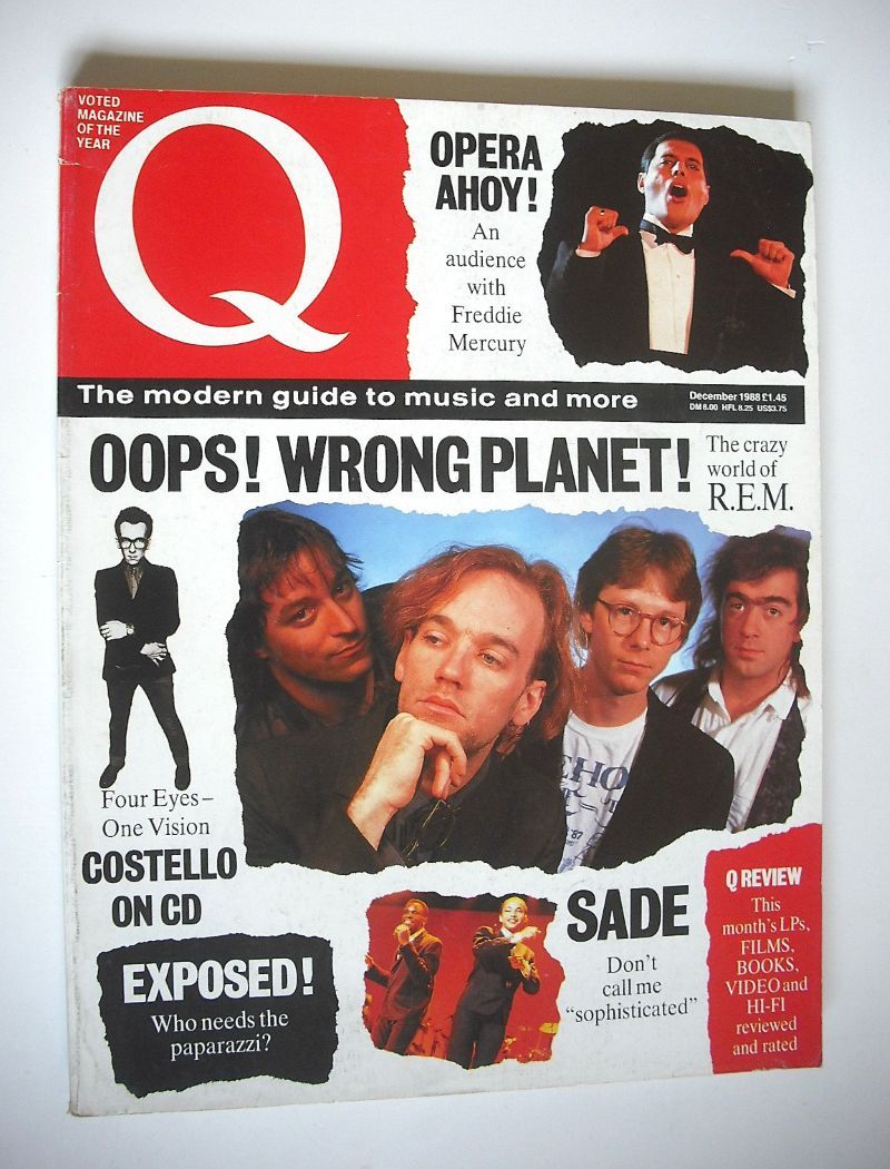 Q magazine - R.E.M. cover (December 1988)