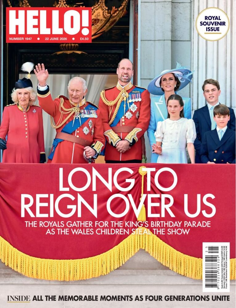 Hello! magazine - The Royal Family cover (22 June 2026 - Issue 1947)