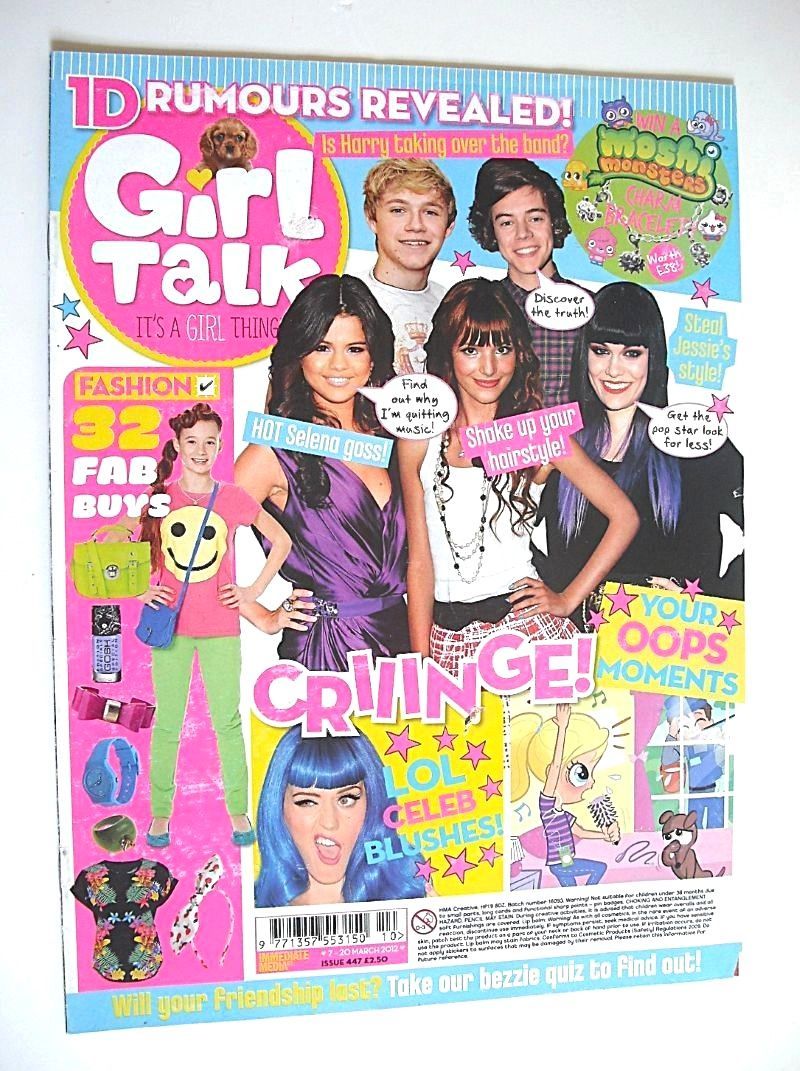 Girl Talk magazine - Cringe! cover (7-20 March 2012)