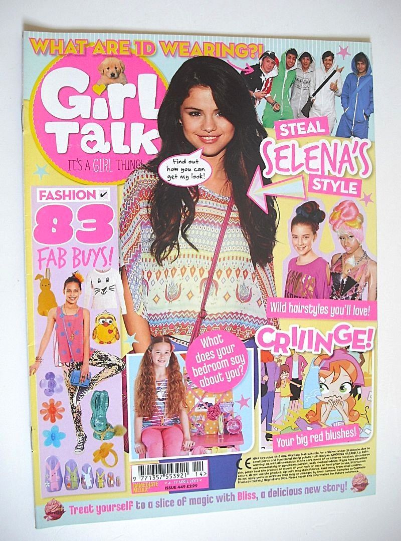 Girl Talk magazine - Selena Gomez cover (4-17 April 2012)