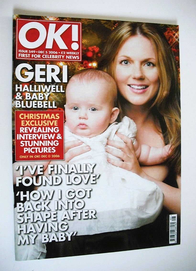<!--2006-12-05-->OK! magazine - Geri Halliwell cover (5 December 2006 - Iss