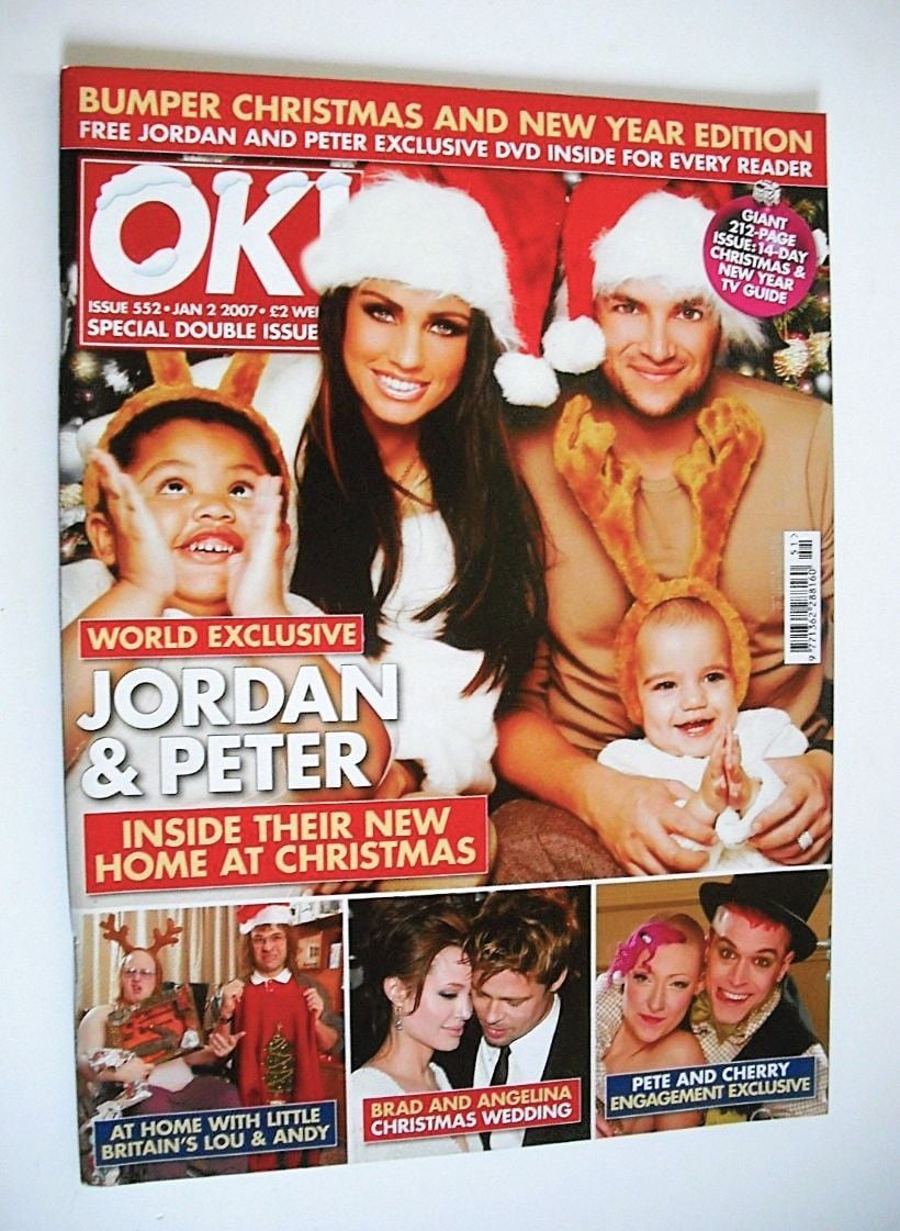 <!--2007-01-02-->OK! magazine - Jordan Katie Price and Peter Andre cover (2