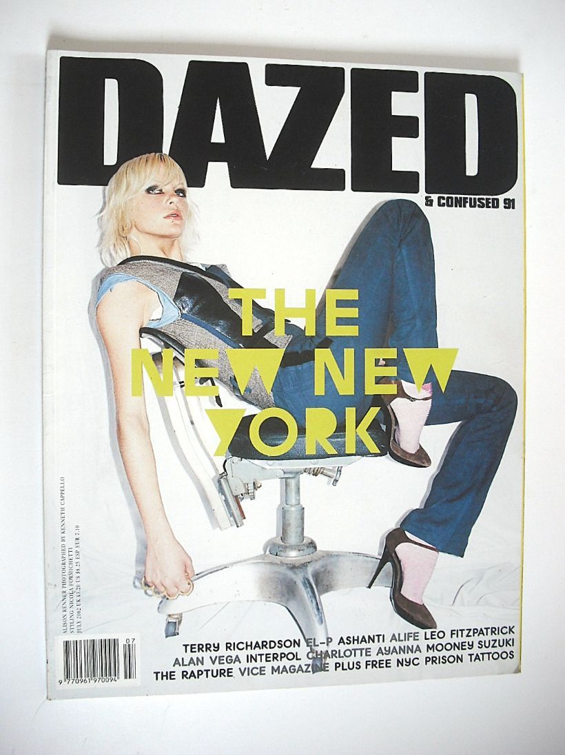 <!--2002-07-->Dazed & Confused magazine (July 2002 - Alison Renner cover)