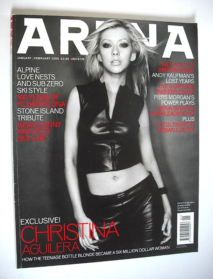 <!--2000-01-->Arena magazine - January/February 2000 - Christina Aguilera c